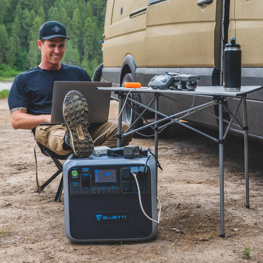 station électrique nomade pour camping